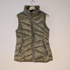 Bernardo Green Quilted Puffer Vest